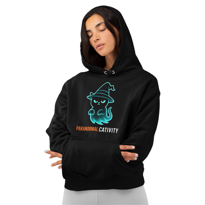 Halloween Hoodie – Paranormal Cativity | Grumpi-Cat Edition | Unisex Hoodie