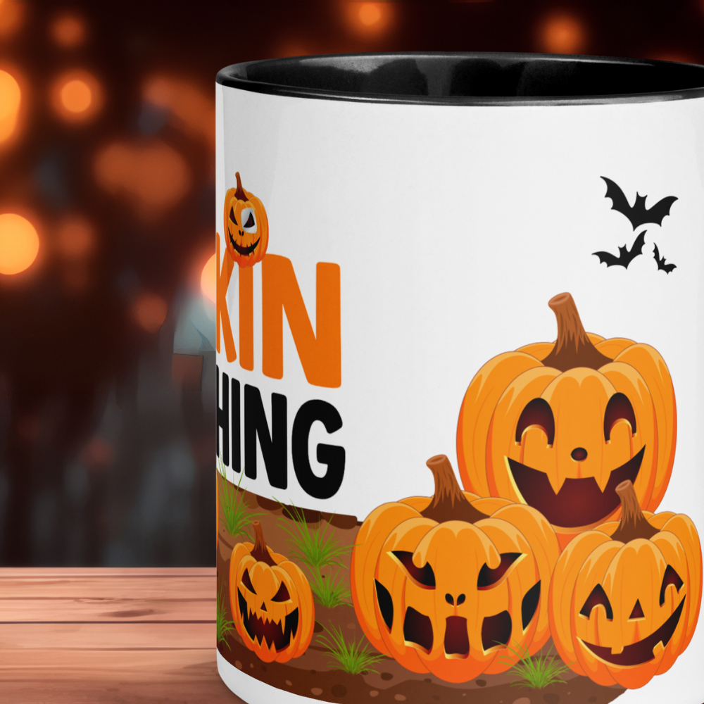 Halloween Tasse „Pumpkin Everything“ – Keramikbecher mit Kürbis-Motiv