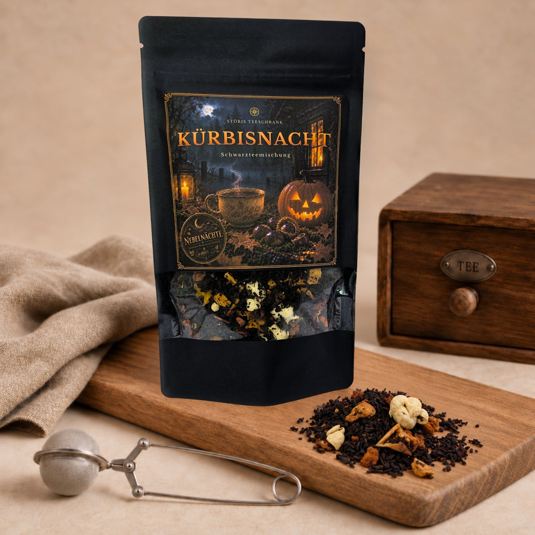 Kürbisnacht - Schwarzteemischung | Stöbis Teeschrank