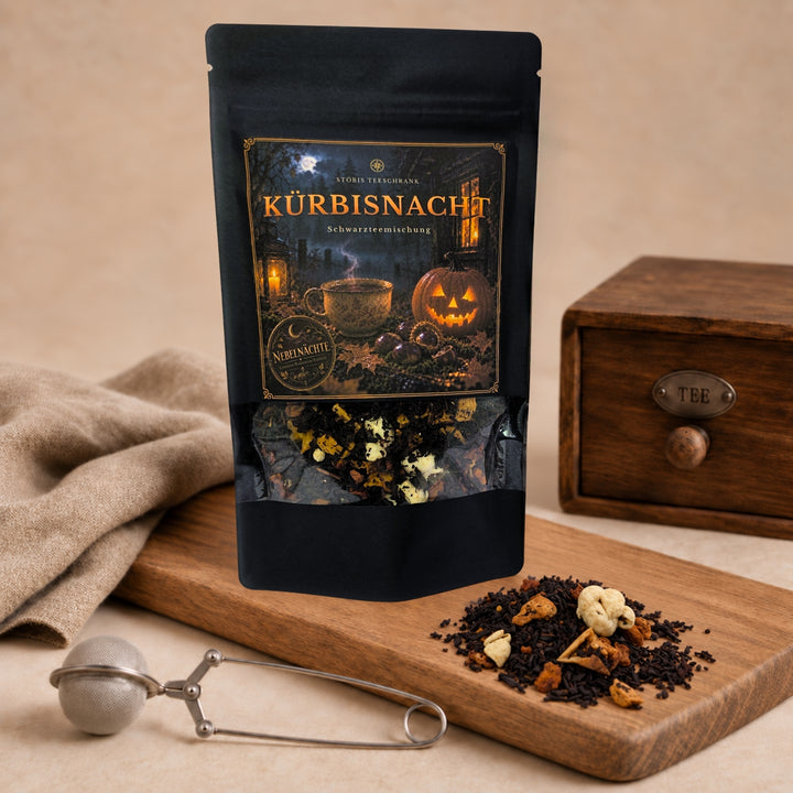 Kürbisnacht - Schwarzteemischung | Stöbis Teeschrank