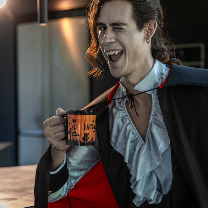 Halloween Tasse „Boo-tiful Night“ – Keramikbecher mit Stöberzeit Special-Motiv