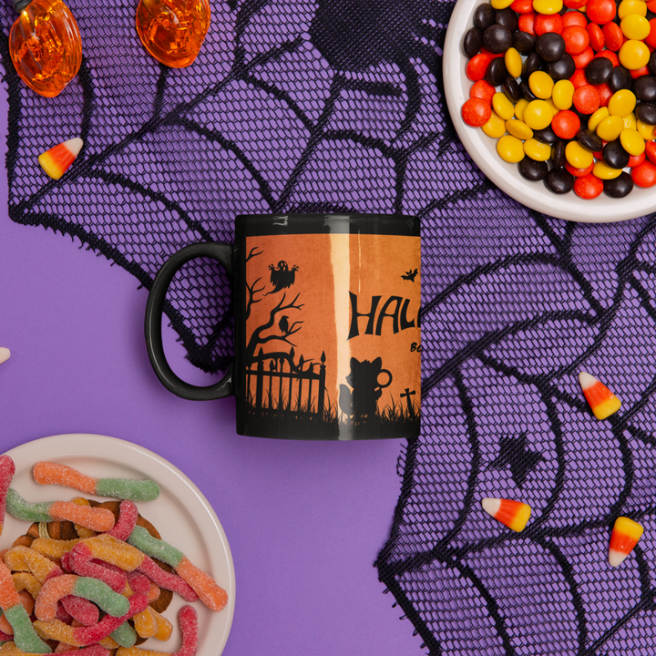 Halloween Tasse „Boo-tiful Night“ – Keramikbecher mit Stöberzeit Special-Motiv