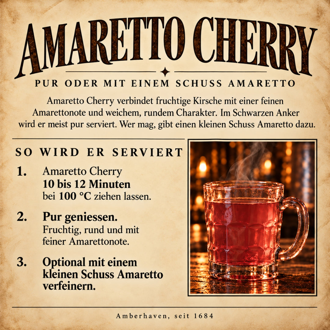 Amaretto Cherry - Früchtetee mit Kirsche & Amarettonote