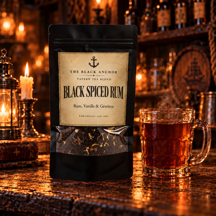 Black Spiced Rum - Schwarztee mit Rumnote, Vanille & Gewürzen