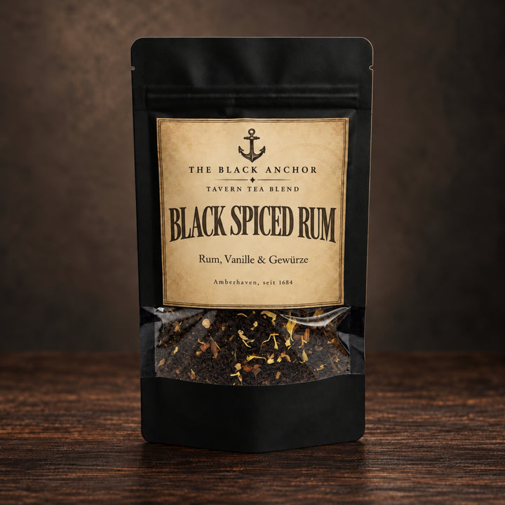 Black Spiced Rum - Schwarztee mit Rumnote, Vanille & Gewürzen