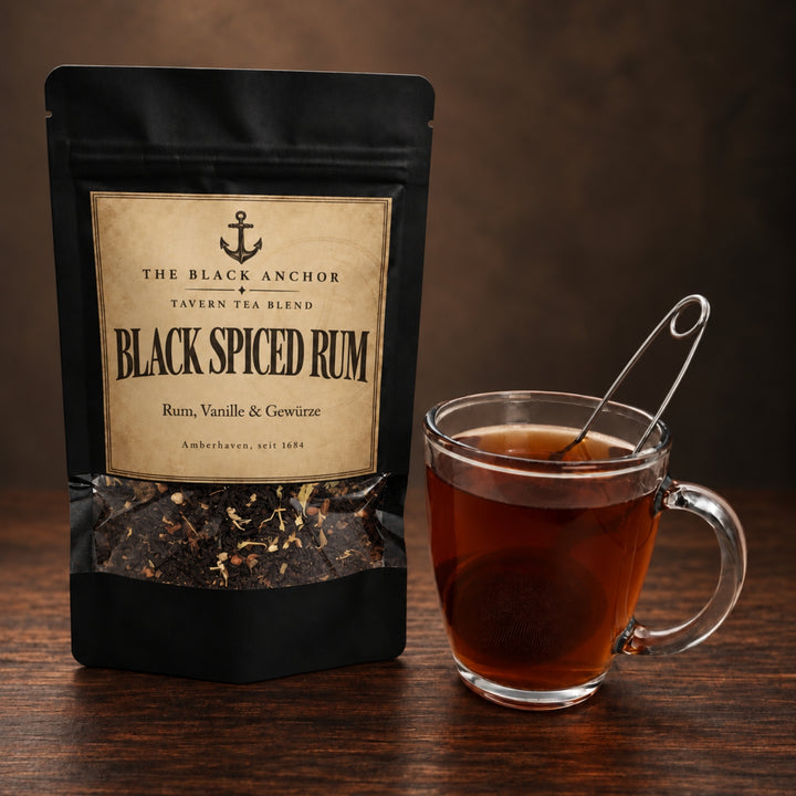 Black Spiced Rum - Schwarztee mit Rumnote, Vanille & Gewürzen