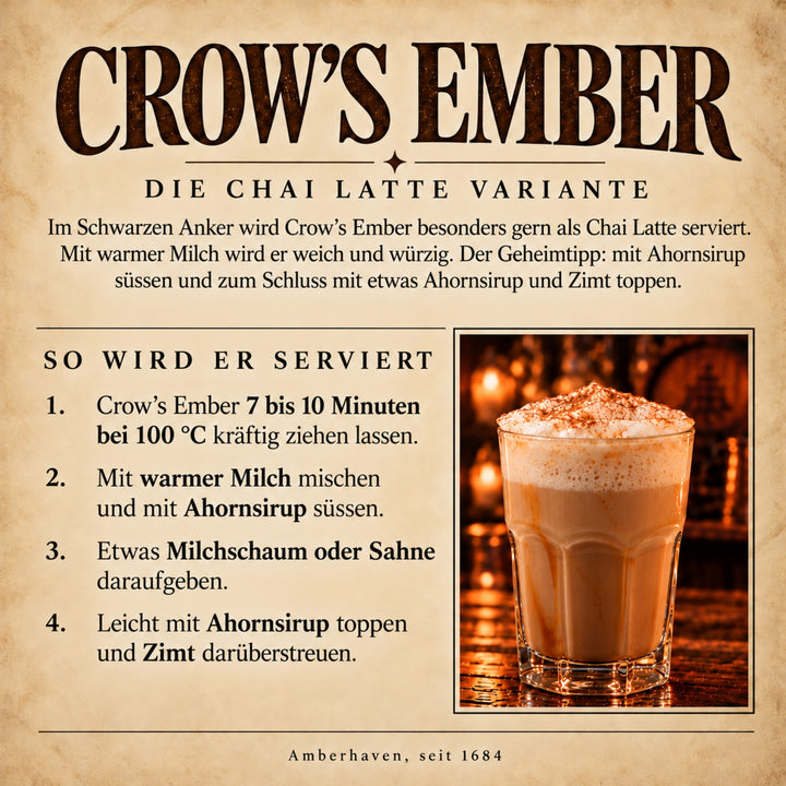 Crow's Ember - Pumpkin Chai mit Kürbis & Gewürzen