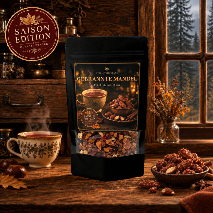 Gebrannte Mandel - Früchteteemischung | Stöbis Teeschrank