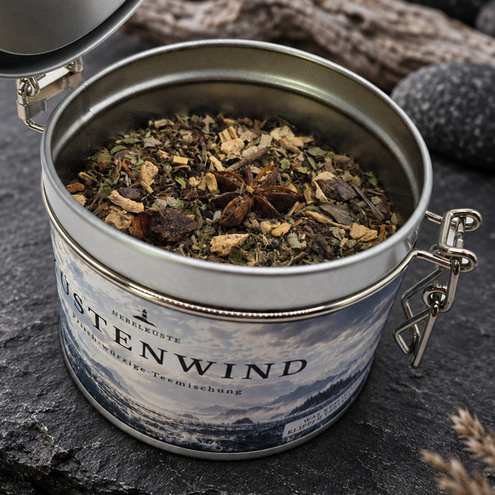 Küstenwind - Schwarztee mit Ingwer, Minze und Gewürzen