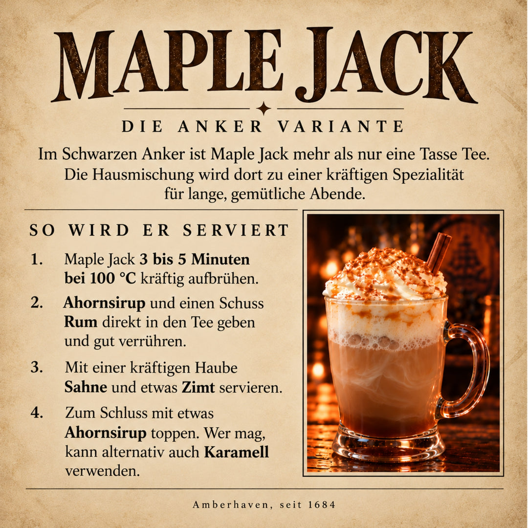 Maple Jack - Schwarztee mit Ahornsirup Geschmack