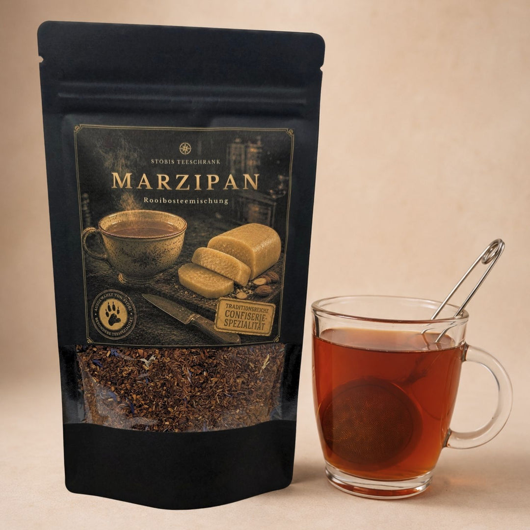 Marzipan - Rooibosteemischung | Stöbis Teeschrank