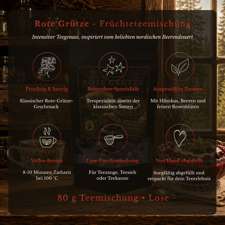 Rote Grütze - Früchteteemischung | Stöbis Teeschrank