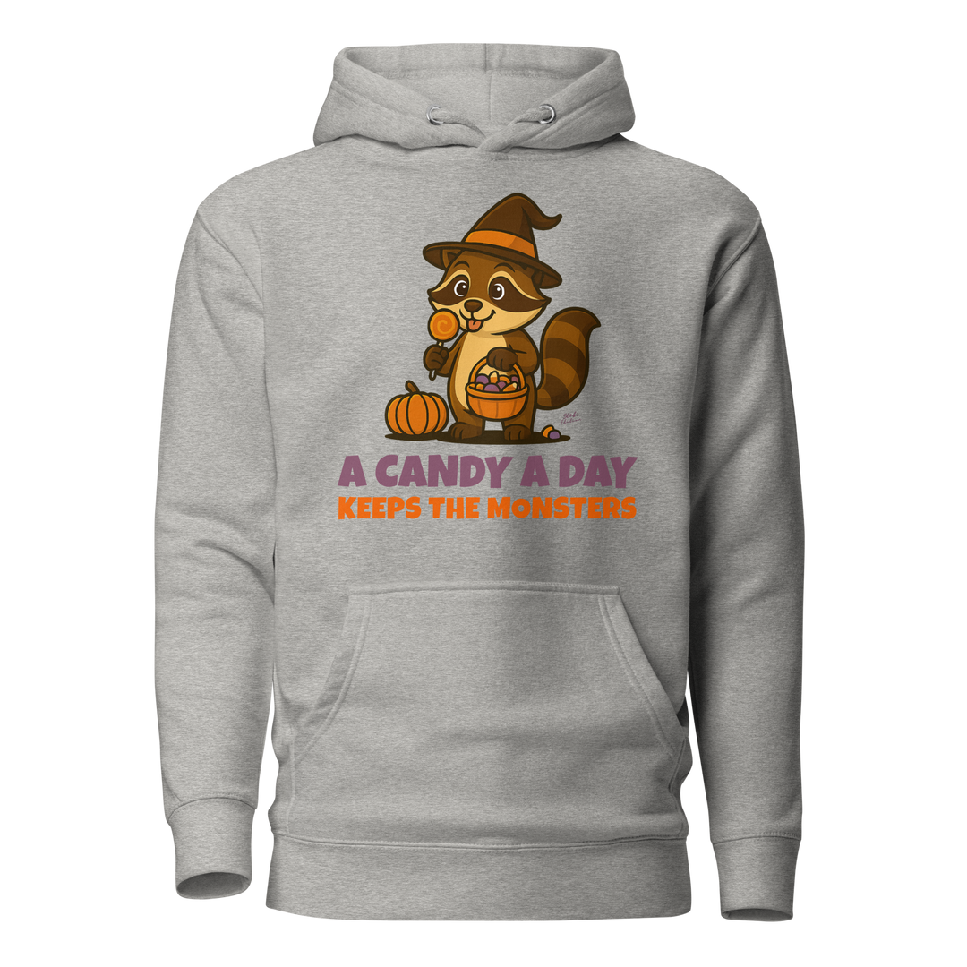 Halloween Hoodie – A Candy a Day Keeps the Monsters Away | Unisex Hoodie