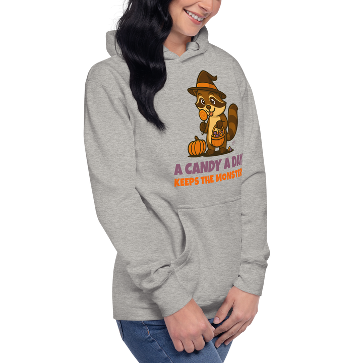 Halloween Hoodie – A Candy a Day Keeps the Monsters Away | Unisex Hoodie
