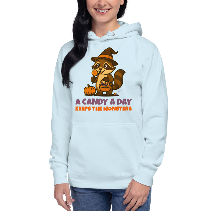 Halloween Hoodie – A Candy a Day Keeps the Monsters Away | Unisex Hoodie
