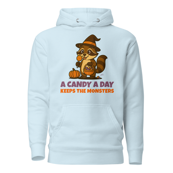 Halloween Hoodie – A Candy a Day Keeps the Monsters Away | Unisex Hoodie